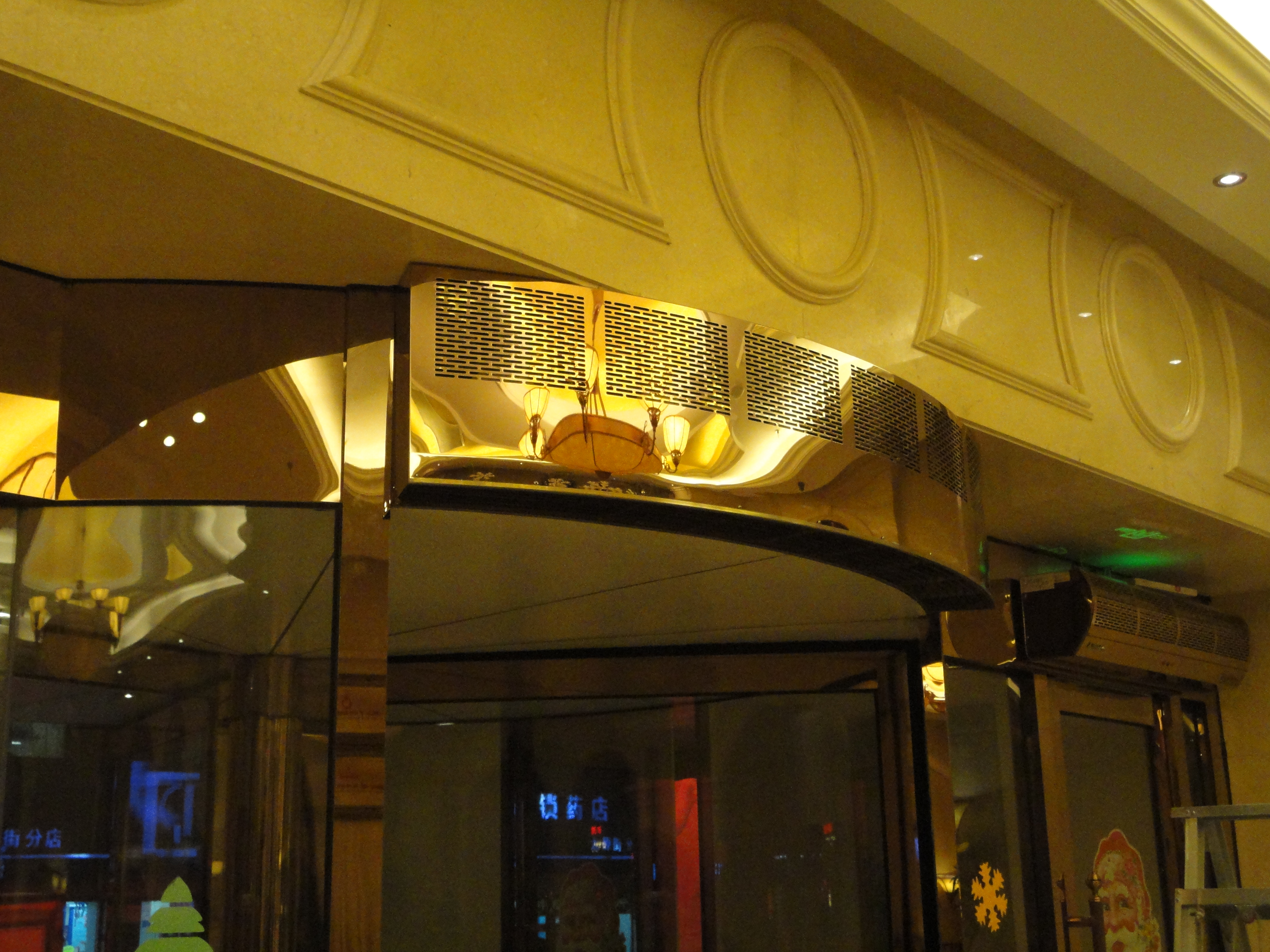 定制弧形外掛、靜音風(fēng)幕機 380V